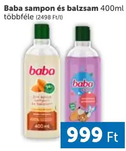 PRIVÁT Baba sampon és balzsam ajánlat