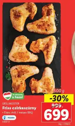 Lidl GRILLMEISTER Friss csirkeszárny ajánlat
