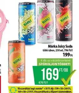 Coop Márka Juicy Soda ajánlat