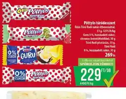 Coop Pöttyös túrdesszert ajánlat