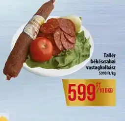 Coop Tallér békéscsabai vastagkolbász ajánlat