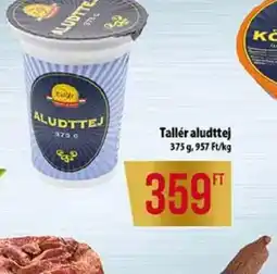 Coop Tallér aludttej ajánlat