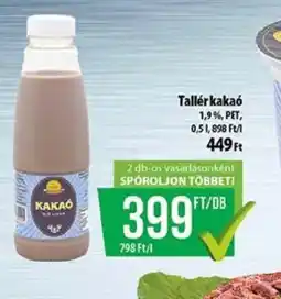 Coop Tallér kaka ajánlat
