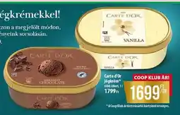 Coop Carte d'Or Jégkrém ajánlat