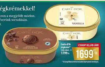 Coop Carte d'Or Jégkrém ajánlat