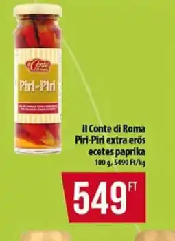 Coop Il Conte di Roma Piri-Piri extra erős ecetes paprika ajánlat