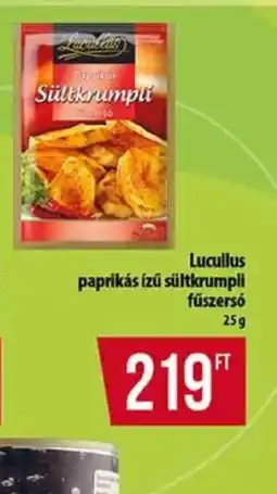 Coop Lucullus paprikás ízű sültkrumpli fűszers ajánlat
