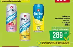 Coop Dreher 24 alkoholmentes világos sör ajánlat