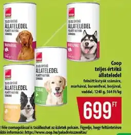 Coop Coop teljes értékű állateledel ajánlat