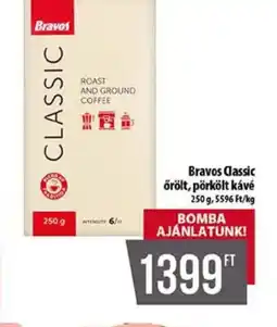 Coop Bravos Classic őrölt, pörkölt kávé ajánlat