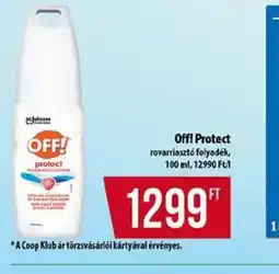 Coop Off! Protect rovarriaszt folyadék ajánlat