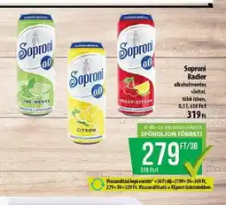 Coop Soproni Radler ajánlat