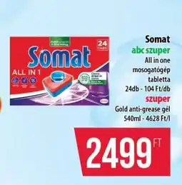 Coop Somat All in One mosogatógép tabletta ajánlat