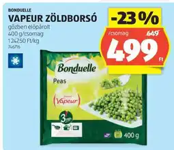 ALDI Bonduelle vapeur zöldborsó ajánlat