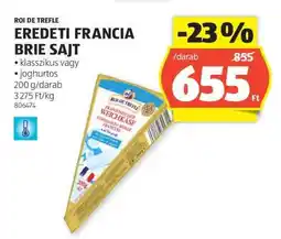 ALDI Roi de Trefle Eredeti Francia Brie Sajt ajánlat
