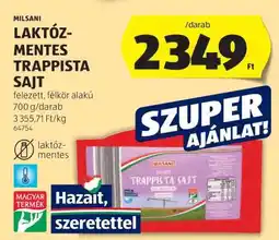 ALDI MILSANI LAKTÓZMENTES TRAPPISTA SAJT ajánlat