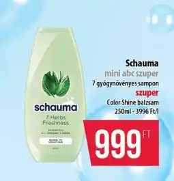 Coop Schauma 7 Herbs Freshness Shampoo ajánlat