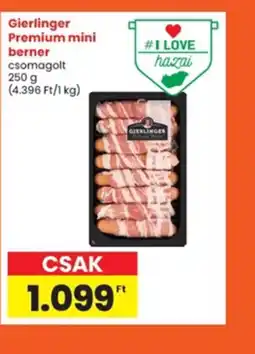 Interspar Gierlinger Premium mini berner ajánlat