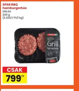 Interspar Spar BBQ hamburgerhús ajánlat