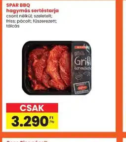Interspar Spar BBQ hagymás sertéstarja ajánlat