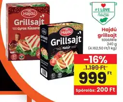 Interspar Hajdú grillsajt ajánlat