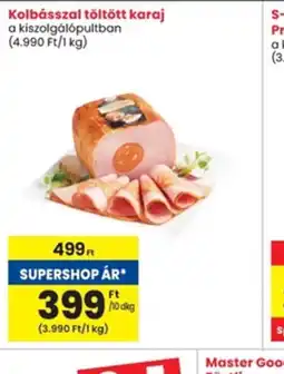 Interspar Kolbásszal töltött karaj ajánlat