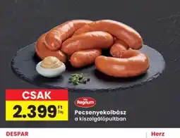 Interspar Regnum Pecsenyekolbász ajánlat