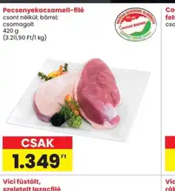 Interspar Pecsenyekacsacmell-filé ajánlat