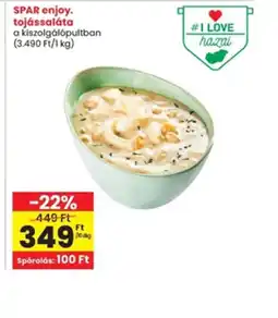 Interspar Spar enjoy. Tojássaláta ajánlat