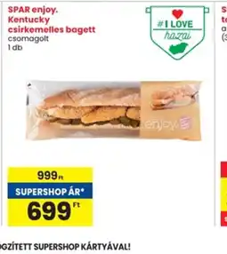 Interspar SPAR enjoy. Kentucky csirkemelles bagett ajánlat