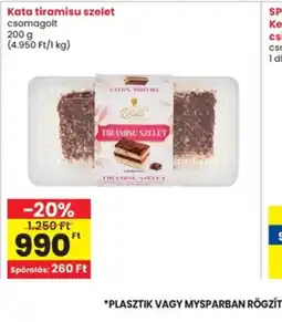 Interspar Kata tiramisu szelet ajánlat