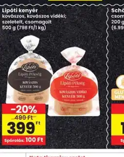 Interspar Lipti kenyér ajánlat