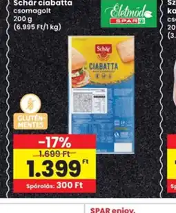 Interspar Schär ciabatta ajánlat