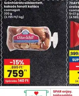 Interspar Vita-Well Szénhidrátcsökkentett, kakas fonott kalács ajánlat
