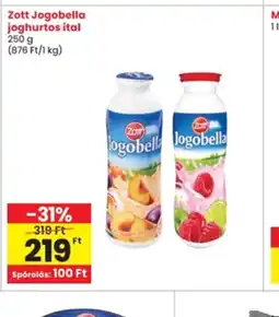 Interspar Zott Jogobella joghurtos ital ajánlat