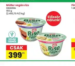 Interspar Müller vegán rizs ajánlat