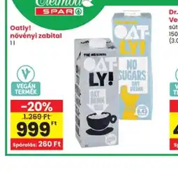 Interspar Oatly! Növényi zabital ajánlat