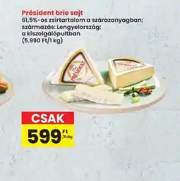 Interspar Président Brie sajt ajánlat