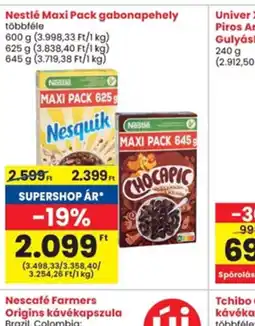 Interspar Nestlé Maxi Pack gabonapehely ajánlat