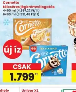 Interspar Cornetto tölcséres jégkrémválogatás ajánlat