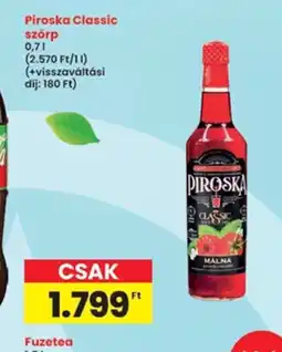 Interspar Piroska Classic szörp ajánlat