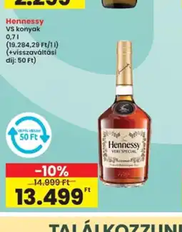 Interspar Hennessy VS konyak ajánlat