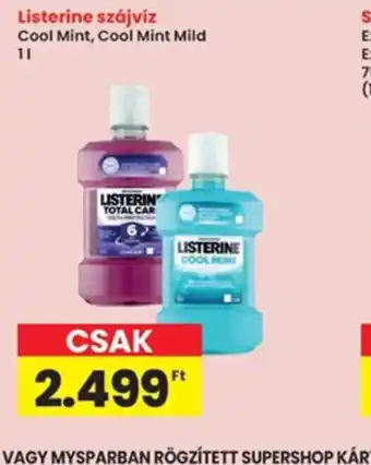 Interspar Listerine szájvíz ajánlat
