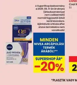 Interspar Minden Nivea arcápolási termék árábl! ajánlat