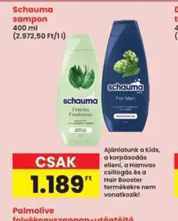 Interspar Schauma sampon ajánlat