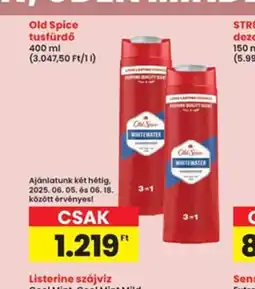 Interspar Old Spice tusfürdő ajánlat