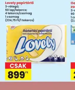 Interspar Lovely papírtörlő ajánlat