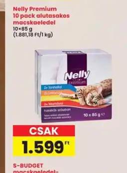 Interspar Nelly Premium 10 pack alutasakos macskaeledel ajánlat