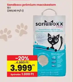 Interspar SandBoxx prémium macskaalom ajánlat