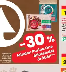 Interspar Minden Purina One állateledel árábl! ajánlat